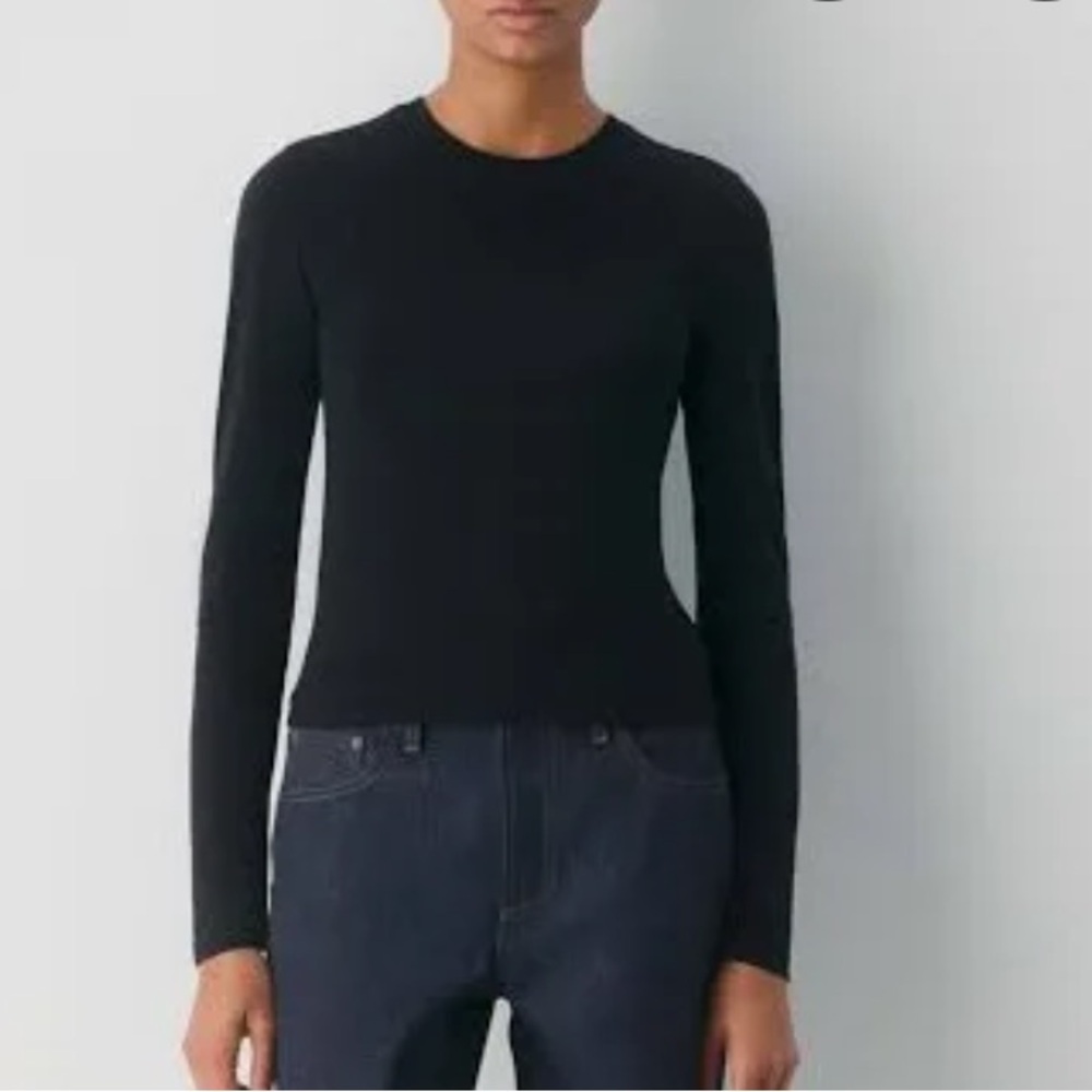 TNA Homestretch Ribbed Longsleeve in Black